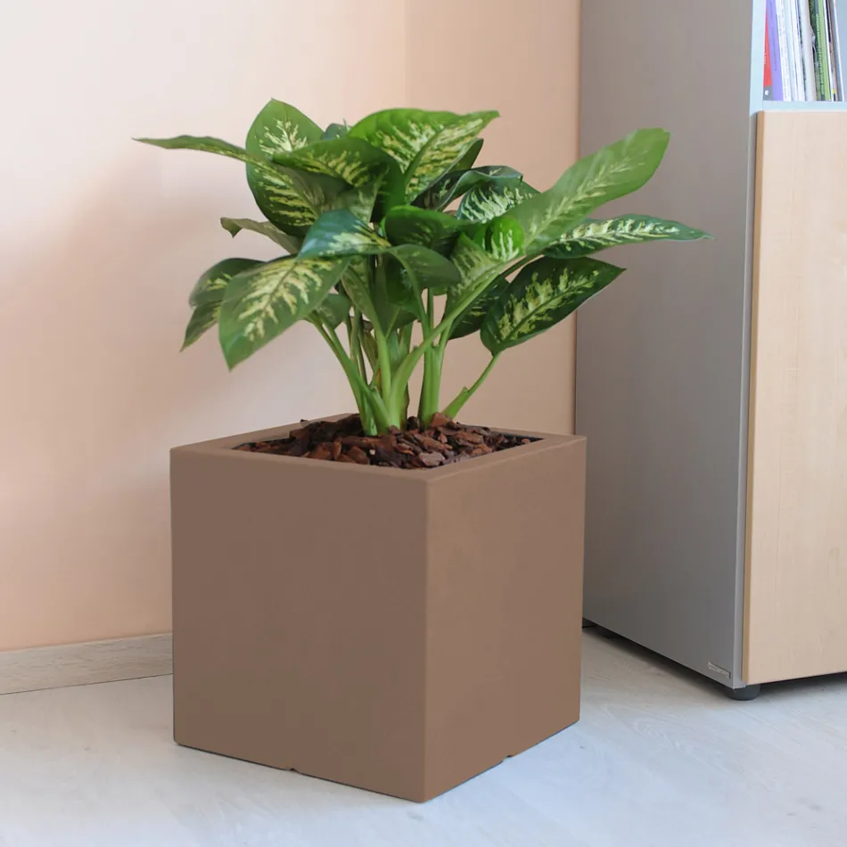 Hrnec nebo čtvercový zahradní dělič Tři barvy Made in Italy - Rostliny Viadurini