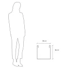 Hrnec nebo čtvercový zahradní dělič Tři barvy Made in Italy - Rostliny Viadurini