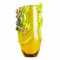 Okrasná váza z barevného skla, ručně vyráběná v Itálii - Geco