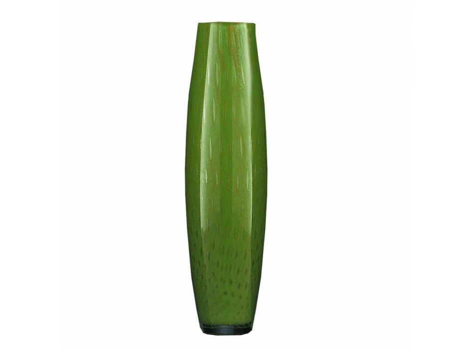 Barevná foukaná Murano skleněná okrasná váza vyrobená v Itálii - Asper Viadurini