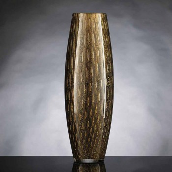 Barevná foukaná Murano skleněná okrasná váza vyrobená v Itálii - Asper