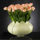 Moderní okrasná váza v barevné keramické ručně vyrobené v Itálii - Onyx Viadurini
