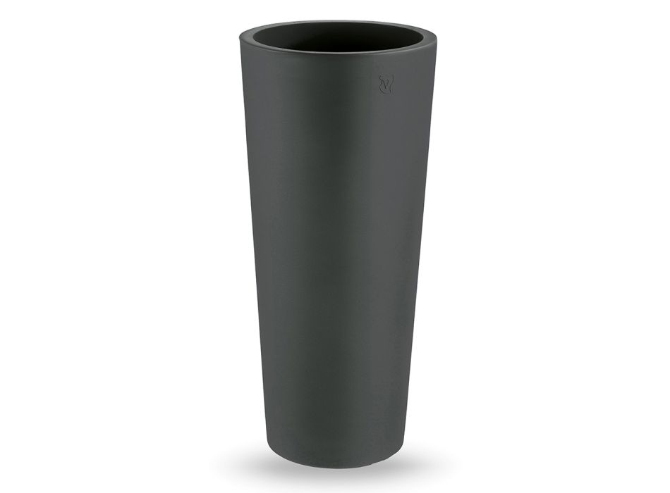 Kulatá venkovní váza z barevného polyetylenu Made in Italy - Nippon Viadurini