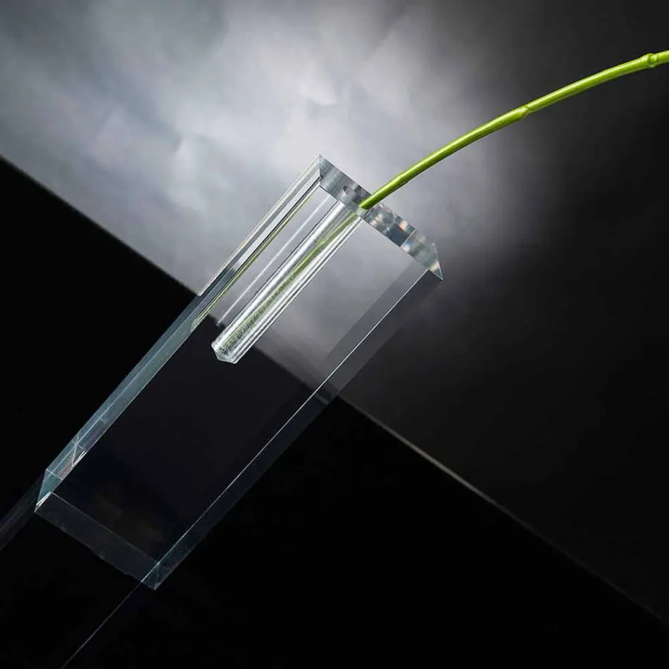 Moderní průhledná váza na květiny z plexiskla vyrobená v Itálii - jedinečná Viadurini