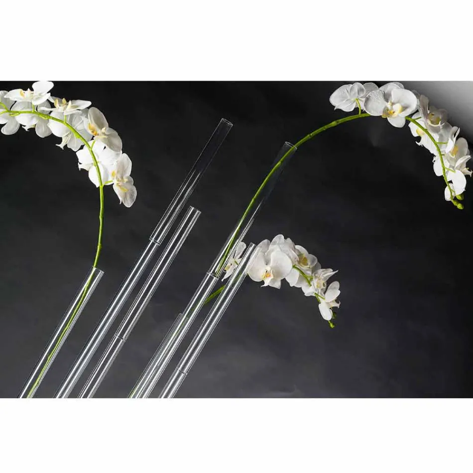 Průhledná vnitřní váza z plexiskla vyrobená v Itálii - Fortunato Viadurini