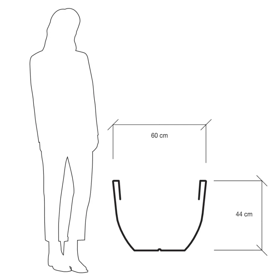 Fluorescenční váza pro vnitřní i venkovní použití 3 rozměry Made in Italy - Fluos Viadurini