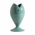 Moderní řemeslná keramická váza vyrobená v Itálii - pražma