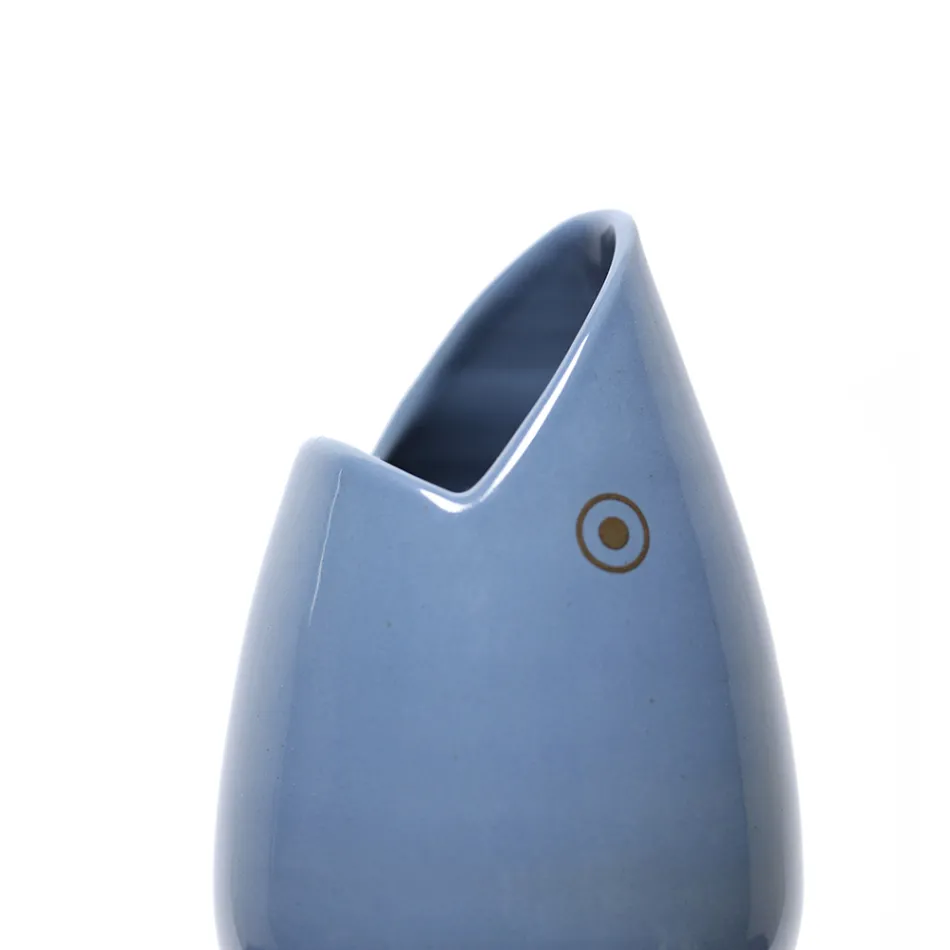 Keramická váza na květiny ručně vyrobená v Itálii - tuňák Viadurini