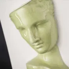 Moderní obdélníková váza v barevné keramické ručně vyrobené v Itálii - Lucas Viadurini