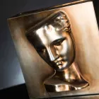 Moderní obdélníková váza v barevné keramické ručně vyrobené v Itálii - Lucas Viadurini