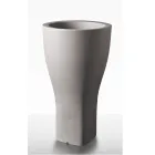 Kulatý barevný zahradní květináč z polyetylenu Vyrobeno v Itálii - Tremont Viadurini