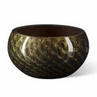 Kulatá vnitřní váza z barevného skla Murano vyrobená v Itálii - Asper Viadurini