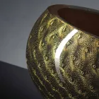 Kulatá vnitřní váza z barevného skla Murano vyrobená v Itálii - Asper Viadurini