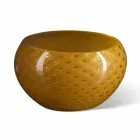 Kulatá vnitřní váza z barevného skla Murano vyrobená v Itálii - Asper Viadurini