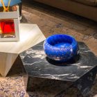 Kulatá vnitřní váza z barevného skla Murano vyrobená v Itálii - Asper Viadurini