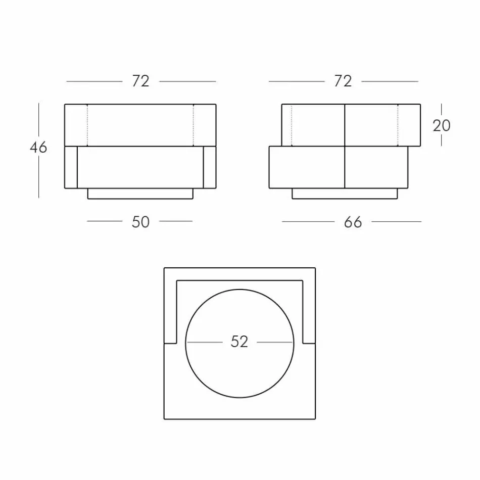 Váza na kolečkách černá, bílá Slide Cubic Yo nepravidelná moderní vyrobená v Itálii Viadurini