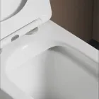 WC k podlaze s keramickým sedátkem s tlumeným dovíráním a moderním designem - Giunco Viadurini