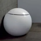 Váza Design WC Jar Vyrobeno v Itálii v Ceramic Fanna Viadurini