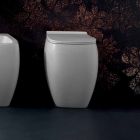 Bílá keramická WC váza s moderním designem Gais, vyrobená v Itálii Viadurini