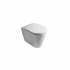 Váza WC v moderních bílých keramických Sun Kolo 57x37 cm Made in Italy Viadurini
