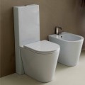 Váza WC v moderních bílých keramických Sun Kolo 57x37 cm Made in Italy