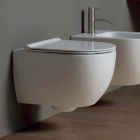 Závěsná WC v moderním designu keramických hvězda 50x35 Made in Italy Viadurini