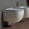 Závěsná WC v moderním designu keramických hvězda 50x35 Made in Italy