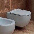 Závěsná WC v moderním designu keramických hvězda 55x35 Made in Italy