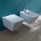 Keramické vázy závěsné WC, moderní design, Sun Square made in Italy Viadurini