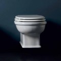 Váza provedení závěsným WC bílé keramické Style 54x36 Made in Italy