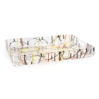 Vícebarevný podnos z plexiskla 2 velikostí Made in Italy - Multicolor Viadurini
