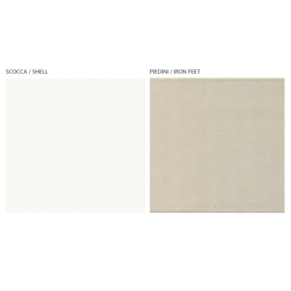 Vitrína do obývacího pokoje s 1 dveřmi v bílé barvě s povrchem Canaletto Made in Italy - Gerd Viadurini