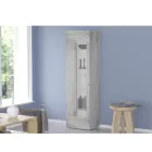 Designová vitrína do obývacího pokoje v bílé, antracitové nebo betonové barvě - Suzana Viadurini