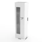 Designová vitrína do obývacího pokoje v bílé, antracitové nebo betonové barvě - Suzana Viadurini