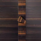 Grilli Zarafa masivní dřevěná skříň se 2 dveřmi vyrobená v designu Itálie Viadurini