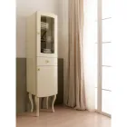 Jednobarevná vitrína s vnitřními skleněnými policemi Made in Italy - Candy Viadurini