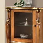 Vitrína do obývacího pokoje s 1 skleněnými dvířky a 3 zásuvkami Made in Italy - London Viadurini