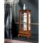 Luxusní vitrína do obývacího pokoje z klasického ořechového dřeva Made in Italy – Hastings Viadurini
