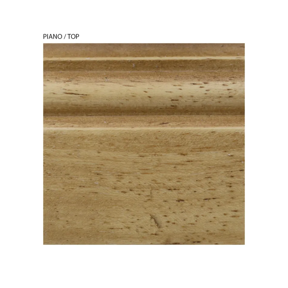 Dřevěná vitrína s 1 zásuvkou, 2 dvířky a 2 policemi Made in Italy - Nanna Viadurini