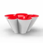 Vondom Agatha, který navrhuje moderní venkovní barevné polyethylenové provedení Viadurini