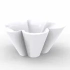 Vondom Agatha, který navrhuje moderní venkovní barevné polyethylenové provedení Viadurini