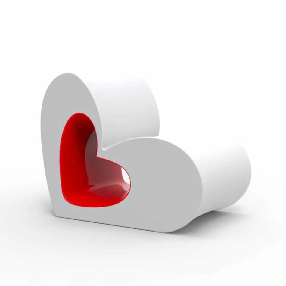 Moderní designové křeslo Vondom Agatha v barevném polyetylenu Viadurini