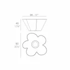 Vondom Agatha design venkovní stůl v barevném polyethylenu Viadurini