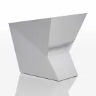 Vondom Faz bílé lakované zahradní křeslo s moderním designem Viadurini