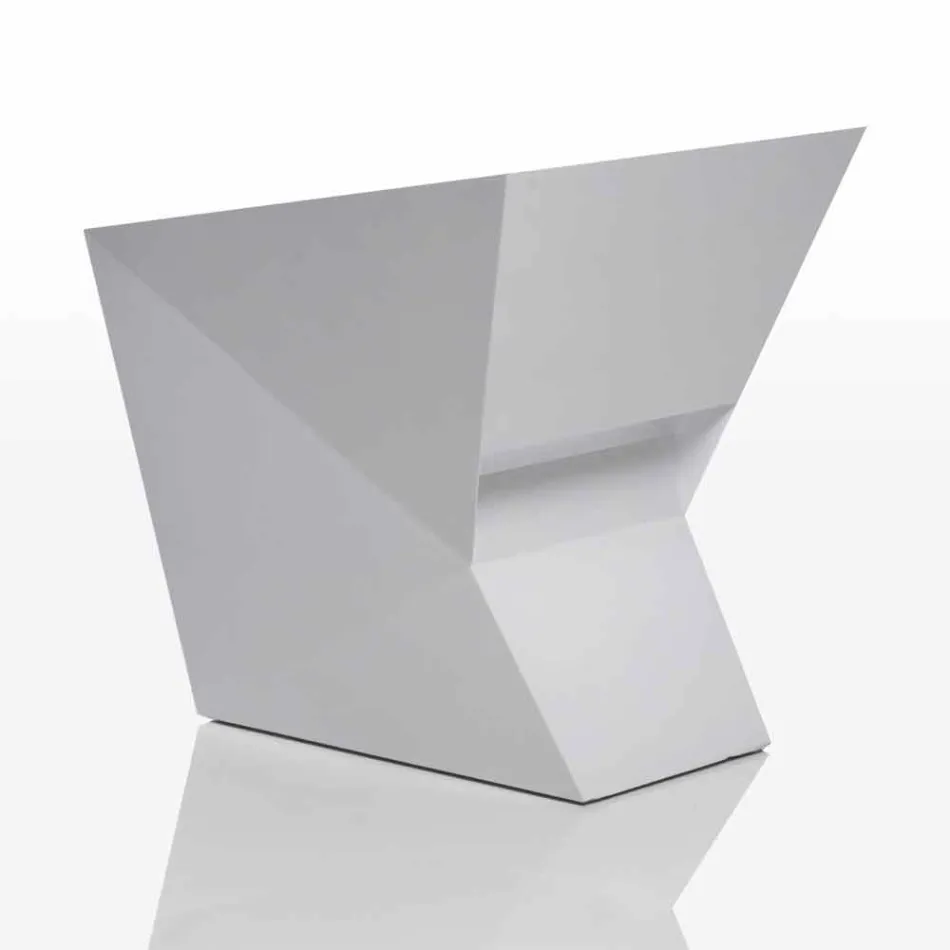 Vondom Faz bílé lakované zahradní křeslo s moderním designem Viadurini