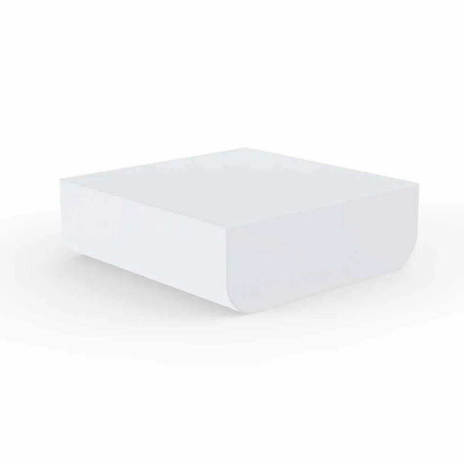 Venkovní salonek Vondom Ulm s moderním bílým designem Viadurini