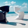 Designová zahradní židle Vondom Wing v polyetylenu L50xD56xH74 cm