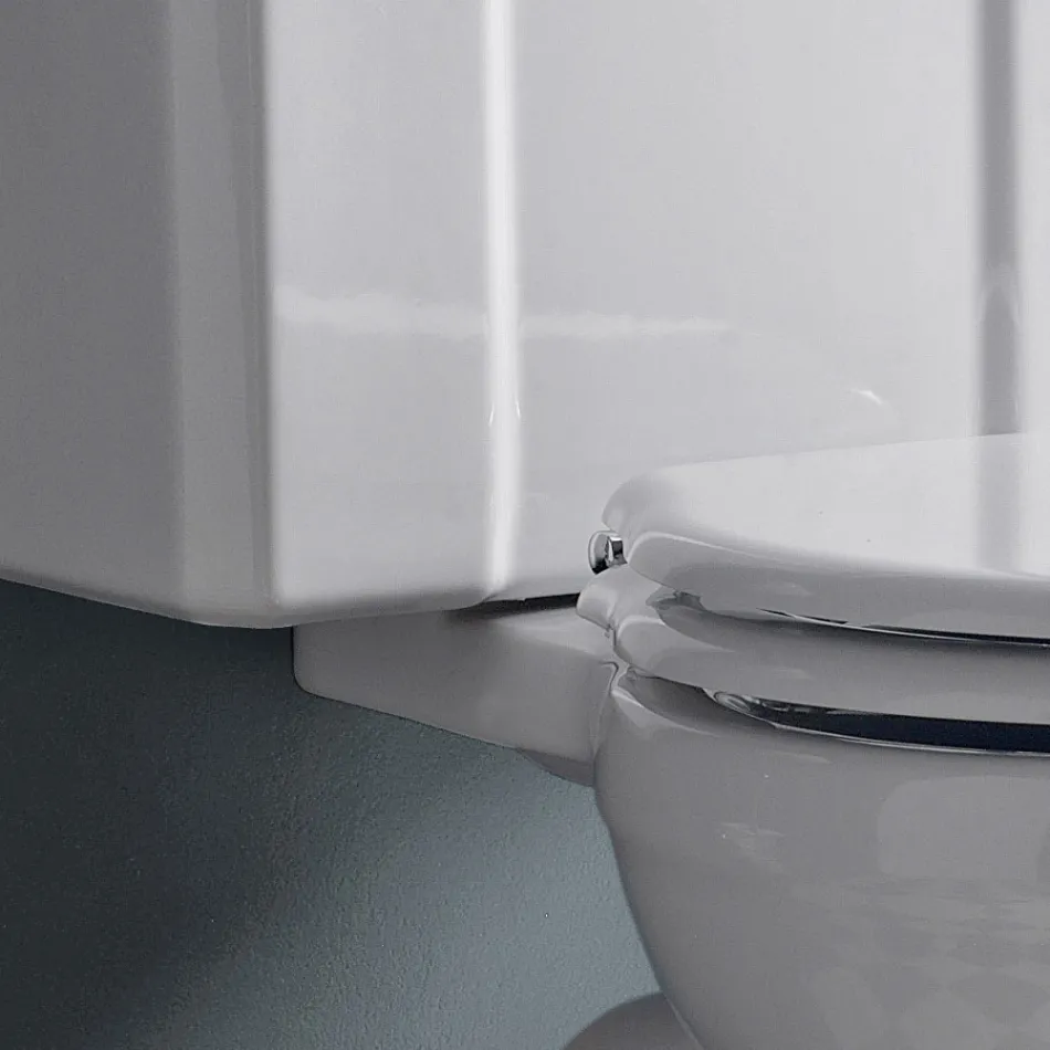 Water Monobloc Classic v bílé keramice s krabicí Made in Italy - Marwa Viadurini