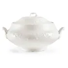 Velký turecký talíř a podnos v bílém porcelánovém zdobeném designu - Gimignano Viadurini